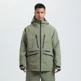Unisex-Skijacke für Wintersport | funktionale Ausführung – Grun