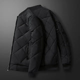 Kraftwärme - herren luxusjacke im urban style – Schwarz