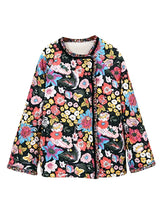 ColorCascade - Stylischer Mantel für den kommenden Frühling – Schwarz