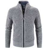 DERRICK – Funktionale Fleecejacke für kalte Tage – Hellgrau
