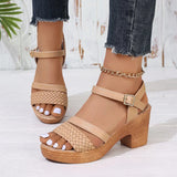 Tabitha | Leicht Gepolstert Sandalen – Khaki