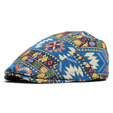 Beeckhoven™ | Bunte Vintage-Mütze – Blau
