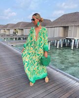 Nia | Lässiges Maxi-Kleid – Grün