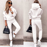 Mina - Jogginganzug Set – Weiß