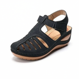 Nova - Sandalen mit Klettverschluss – Schwarz