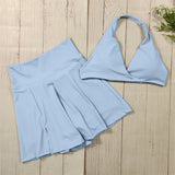 Fitness und Workout Kleidung – Himmelblau