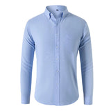 Gherasim – Elegantes Oxford-Hemd – Blau