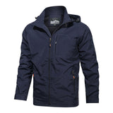 Herren-Kapuzenjacken - CARLOS – Marineblau