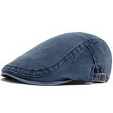 Hans | Vintage Flat Cap – Dunkelblau