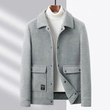 Corlan - Elegante Herbstjacke für Herren – Grau