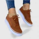KALAINE | Modische Orthopädische Sneakers – Braun