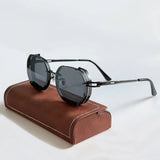 Sonnenbrille mit leichtem Rahmen für Erwachsene | Ideal für den Sommer – Schwarz