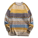 Levi | Vintage Isländischer Pullover – Gelb