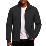 Gezim – Lässige Bomber Jacke – Schwarz