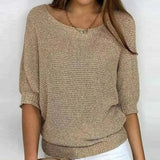 Emiliana – sommerpullover für damen – Braun