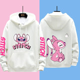 Stitch-pullover - perfekt passende looks für familien und paare – Weiß 1