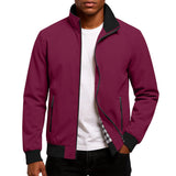 Gezim – Lässige Bomber Jacke – Rot