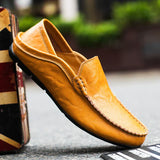 Klassische Leder-Loafer für Herren – Eleganz für jeden Tag – Braun