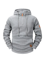 Mason – Sportive Zip-Hoodie – Hellgrau