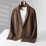 Torlix – Stilvoller Kaschmir-Cardigan – Kastanienbraun