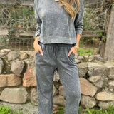 Sunday™ Set aus weichem Sweatshirt mit lockerer Passform / Entspannt, weich und stilvoll! – Grau
