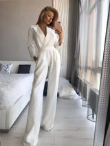 Dahlia – Stylischer Jumpsuit – Weiß