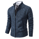 Anton | Eleganter Premium-Cardigan – Blau