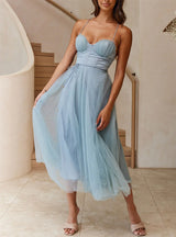 Lorianna – Traumhaftes Kleid im Korsett-Stil – Hellblau