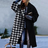 Warmer Damen Wintermantel | Langer Schnitt – Schwarz