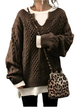 Gracia | Weicher Langarm-Pullover mit femininer Passform – Braun