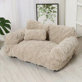 Modern Haus™ Haustierbett im Sofa-Design mit Premium-Design und Kuscheligem Komfort – Beige