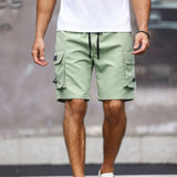 Zion™ Premium-Strickshorts mit Funktionstaschen – Grün