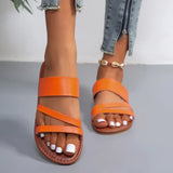 Tabitha | Leicht Verstellbar Sandalen – Orange