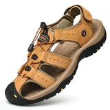 Liam - Geschlossene Trekking Sandalen – Hellbraun
