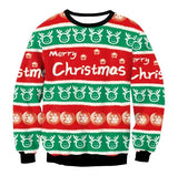 Herren Gemütlich Strickpullover | Weihnachten – Grün Rot 2