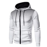 Galeron - Funktions-Hoodie mit Reißverschluss – Weiß