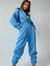 Winter-Overall: eleganz und komfort für kalte tage – Hellblau