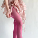 Strumpfhose für Damen | Schlanke Passform – Rosa