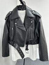 Drune | Lederjacke für Frauen – Schwarz