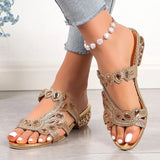 Stella | Leicht Verstellbar Sandalen – Gold (Fast ausverkauft)