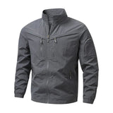 Zavian - strukturierte taktische Jacke – Grau