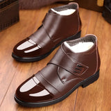 Norvick™ Herrenstiefel mit Warmem Futter und Verstärkter Struktur / Stabilität, Wärme und Lässige Eleganz – Braun