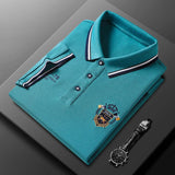 Mariusz – Atmungsaktives Kurzarm Polo Hemd – Blau
