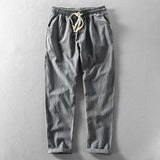 Napoleon Cotton Linen Pants – Grau