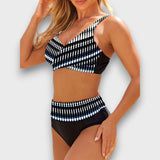 Riva – Bikini mit formendem Effekt – Schwarz