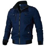Sarnel - Hochwertige Bomberjacke – Marineblau