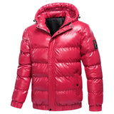 Wattierte winterjacke für herren – lars – Rot