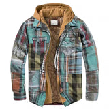 Valdas - Langärmelige Kapuzen Jacke – Grau