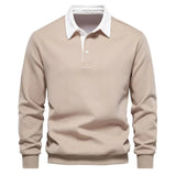 Kairo - langarmshirt mit kragen – Beige