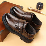 Herren-Schuh Westbury™ aus hochwertigem Leder mit weicher Sohle / Elegante Raffinesse für die Arbeit und besondere Anlässe. – Braun